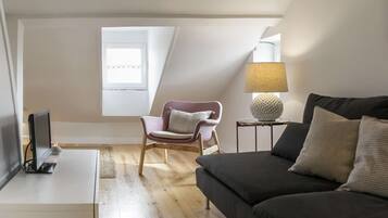 Smart TV, DVD player, books