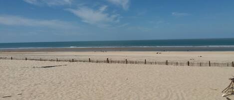 On the beach