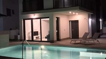 Una piscina riscaldata