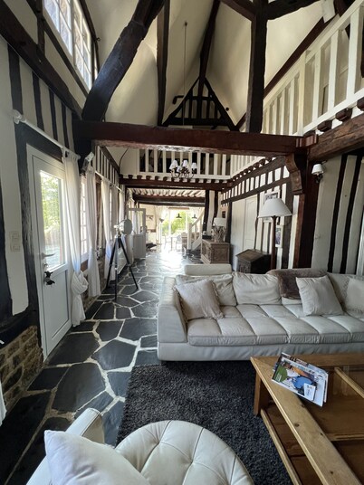 Magnífica casa de campo con techo de paja Honfleur