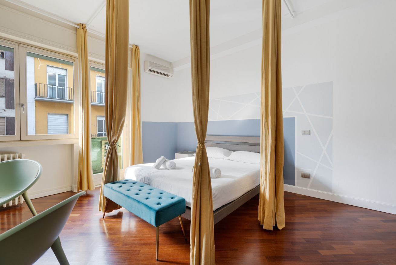 1 habitación, tabla de planchar con plancha, wifi y ropa de cama 