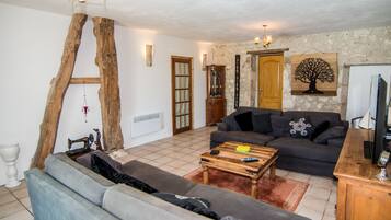 TV, video games, DVD player, books