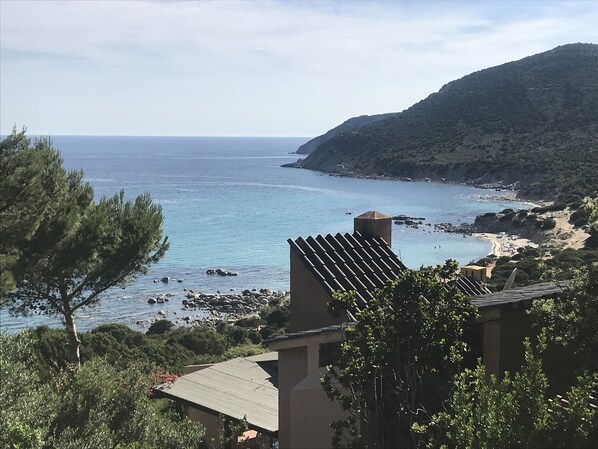 Vue sur la plage/l’océan