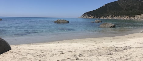 On the beach