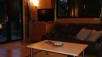 Fernseher, Kamin