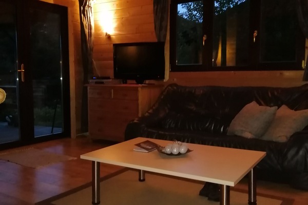 Televisor i llar de foc