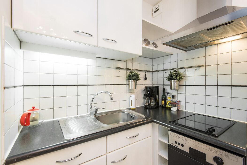 The city in peace facing the Castle. 