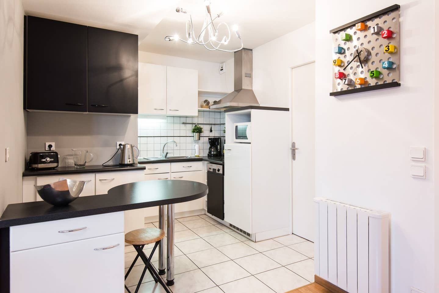 The city in peace facing the Castle. 