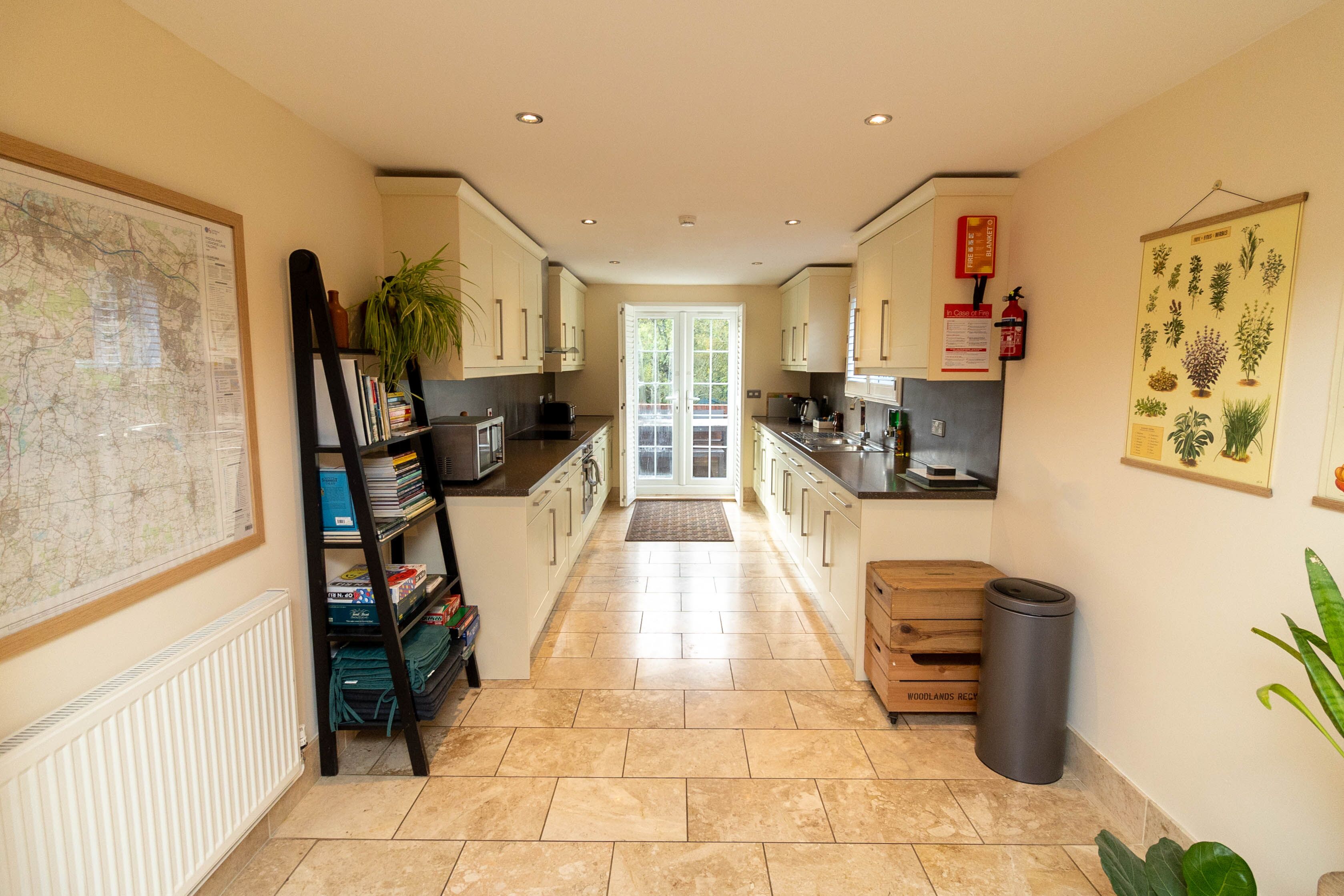 Cottages on 2 acres of delightful gardens, woodlands & tennis court.