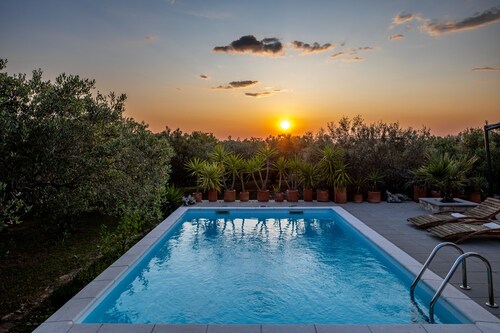 Eclectic Villa with Swimming Pool set in it's own Olive Grove