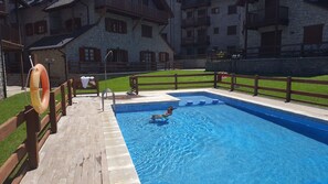 Pool - Magic Pirineos, Apartment in Linsoles, Valle de Benasque with Pool and WIFI (Anciles)