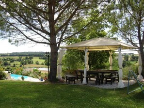 View from the front of the Villa overlooking lake