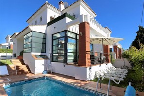 Una piscina riscaldata