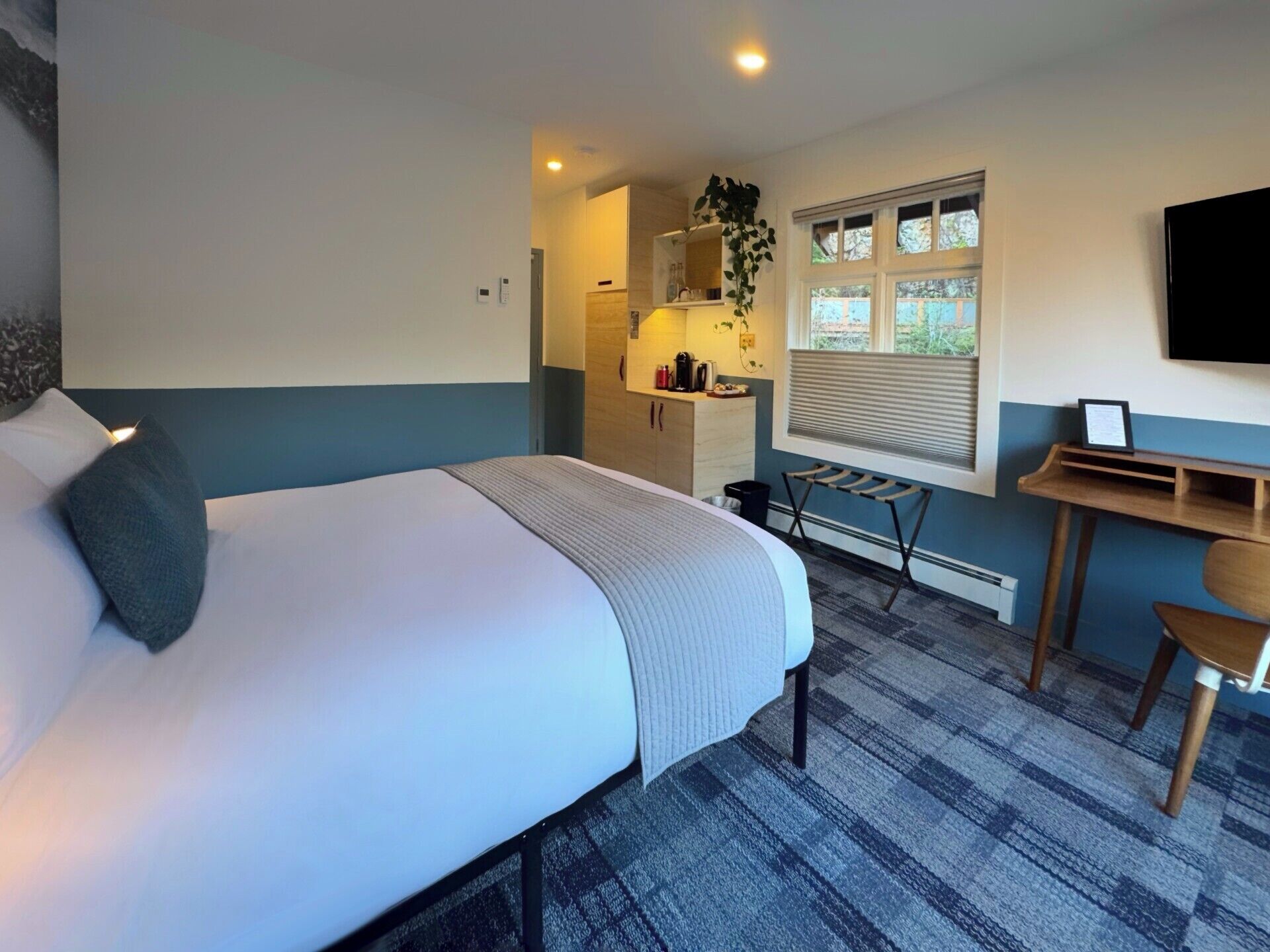 deluxe room, 1 queen bed, non smoking, park view (park view) | hypo-allergenic bedding, down duvets, pillow-top beds, in-room safe