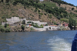 House seen from the river