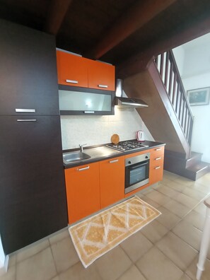 Private kitchen - Three-room apartment at 200 meters from the sea (Costa Rei)