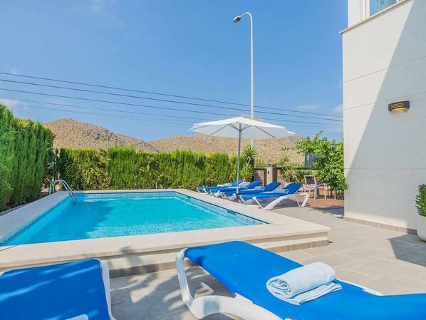 Pool - Villa Maria ETV/7540 - ETV/7540 villa walking distance to beaches and pinewalk (Port De Pollença)