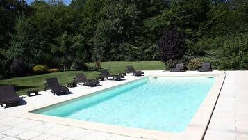 Udendørs pool, opvarmet pool