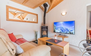 Fernseher, Kamin