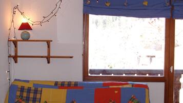 Télévision, lecteur de DVD, livres, vidéothèque