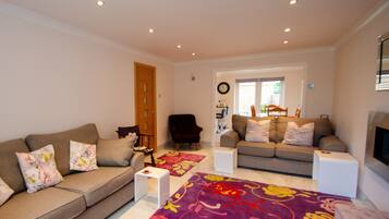 Télévision, cheminée