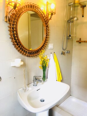 Combined shower/tub, hair dryer, bidet, towels - Apartment/ flat - Scalea (Scalea)
