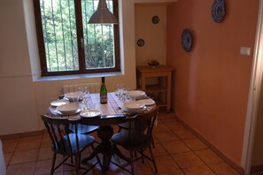 Dining - Cosy, rustic, holiday home, near the coast and mountains, (Asturias)