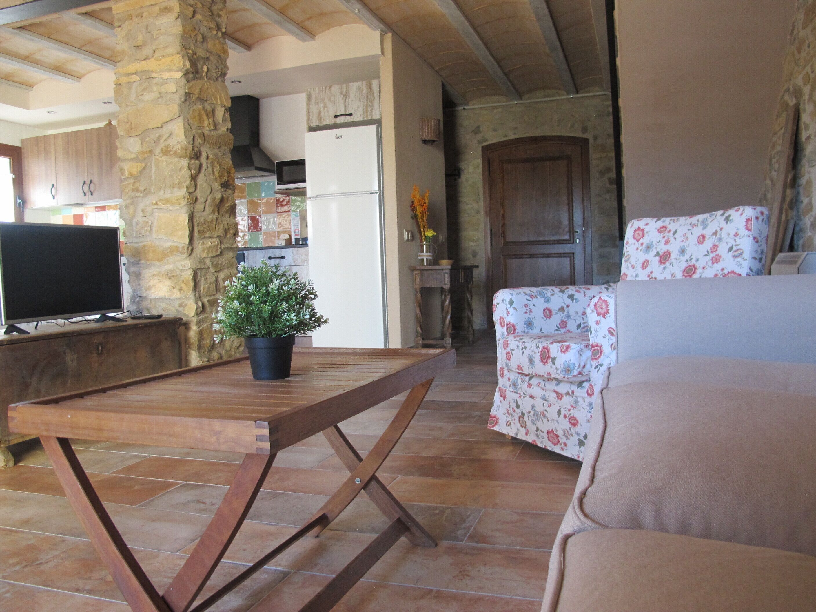 TV connectée, cheminée, livres