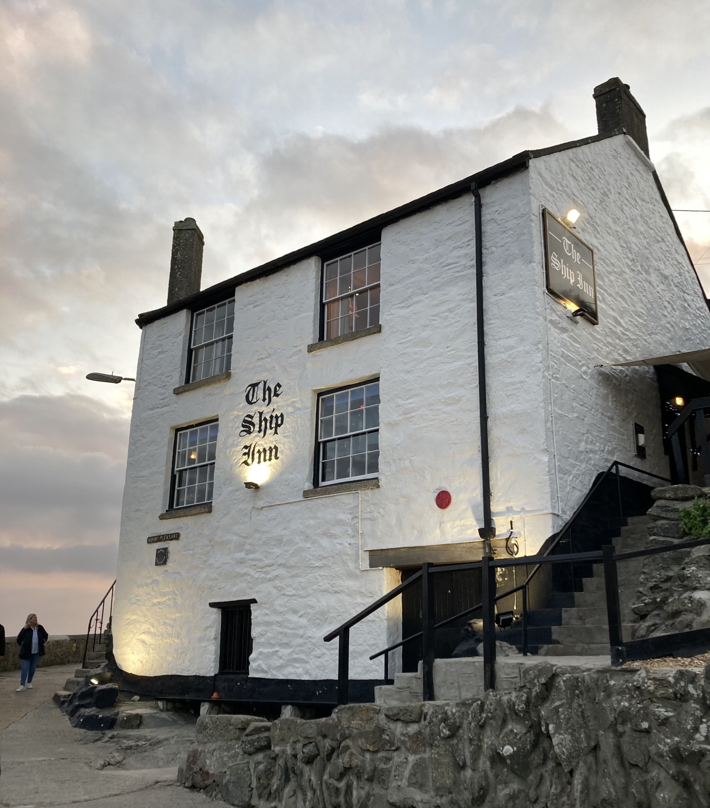Enjoy a drink in the harbour side Ship Inn