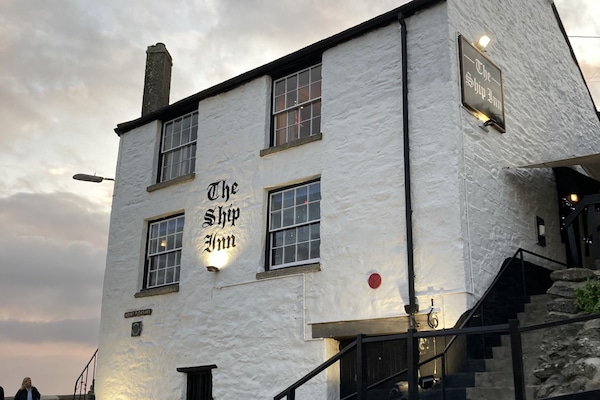 Enjoy a drink in the harbour side Ship Inn