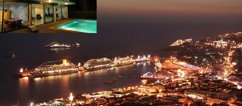 Best views of Funchal. Luxury 3 bed villa with heated pool. Near town centre.