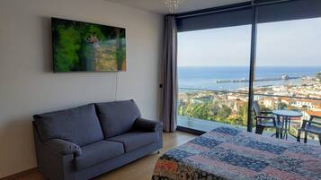 Téléviseur connecté, lecteur de DVD, livres, chaîne audio