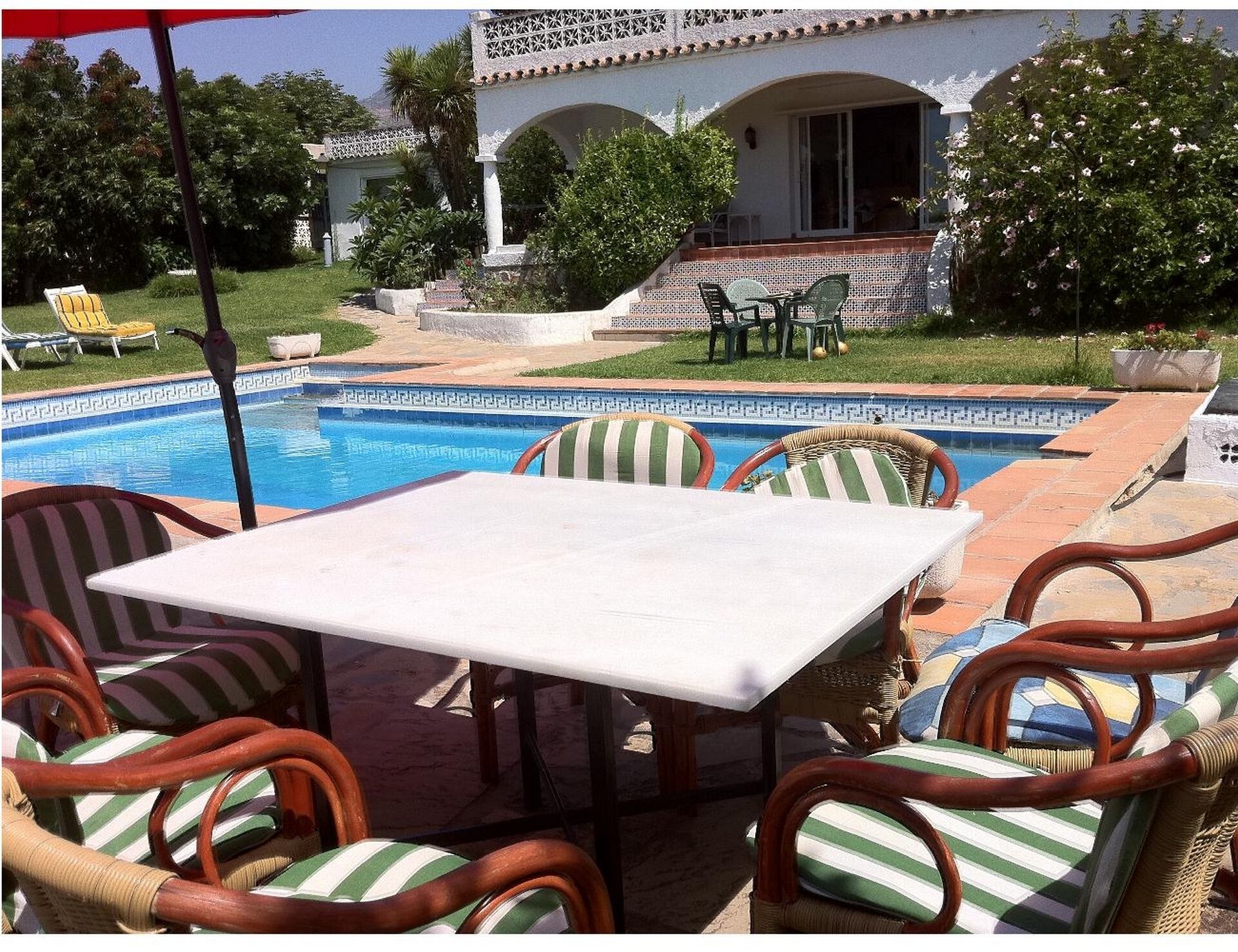 VILLA 4/5 BEDROOMS, 3 BATH, LARGE GARDEN, PRIVT POOL, BBQ, PING PONG, NEXT BEACH