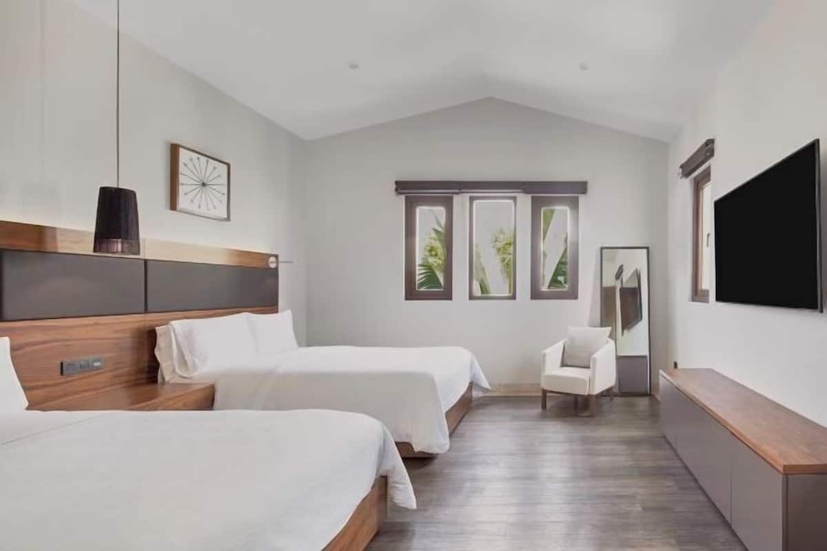 2 camere, biancheria da letto di alta qualità, copriletto in piuma