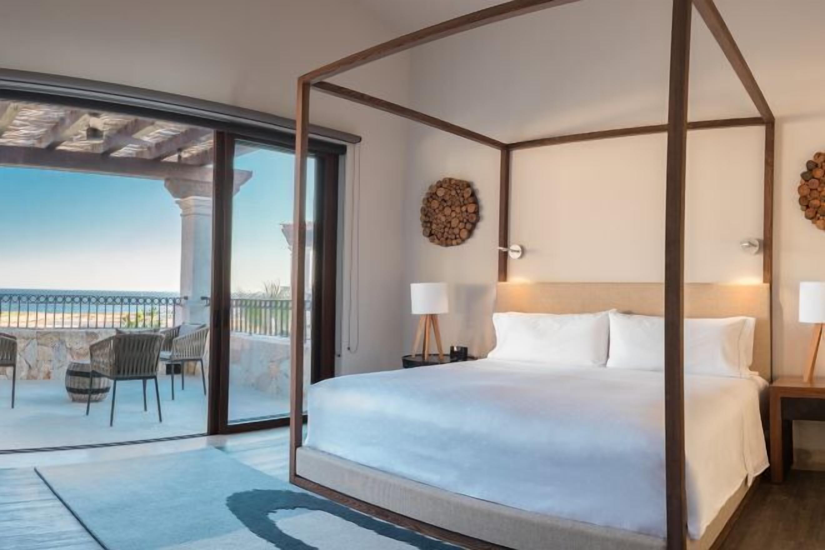 Premium bedding, down comforters, pillowtop beds, in-room safe