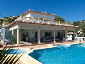 Piscine intérieure, piscine extérieure