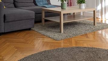 Smart-TV, DVD-Player, Bücher, Musikbibliothek