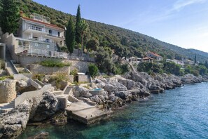 Exterior - Dubrovnik Oceanfront Villa For 10 with Private Beach and swimming Pool   (Lozica)