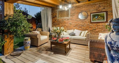 Villa Lorena, a Family Vintage Home with Indoor Pool, Air Conditioning, Outdoor Pool, Fitness Room & Wifi