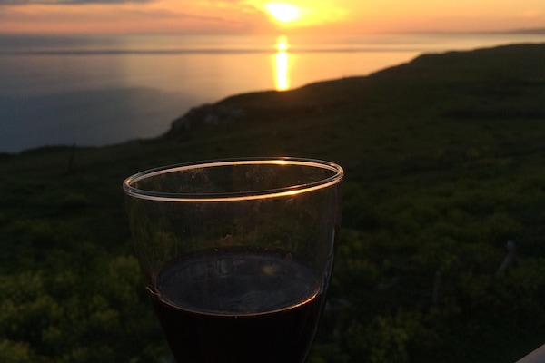 Sunset from the balcony