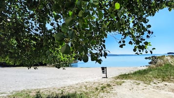 Vlak bij het strand