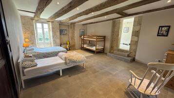 4 bedrooms, iron/ironing board, travel crib, free WiFi