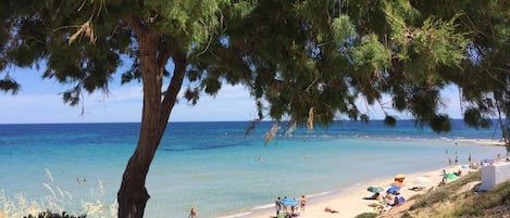 Solstolar och strandhanddukar