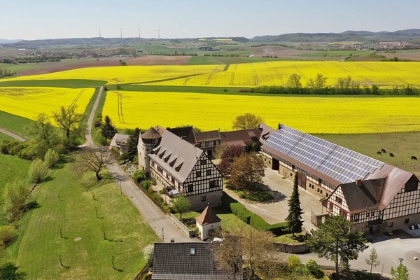 Gut Erlabronn in Mittelfranken mit Rittmeister FeWo.
Willkommen!
