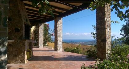 Ville with wonderful sea views