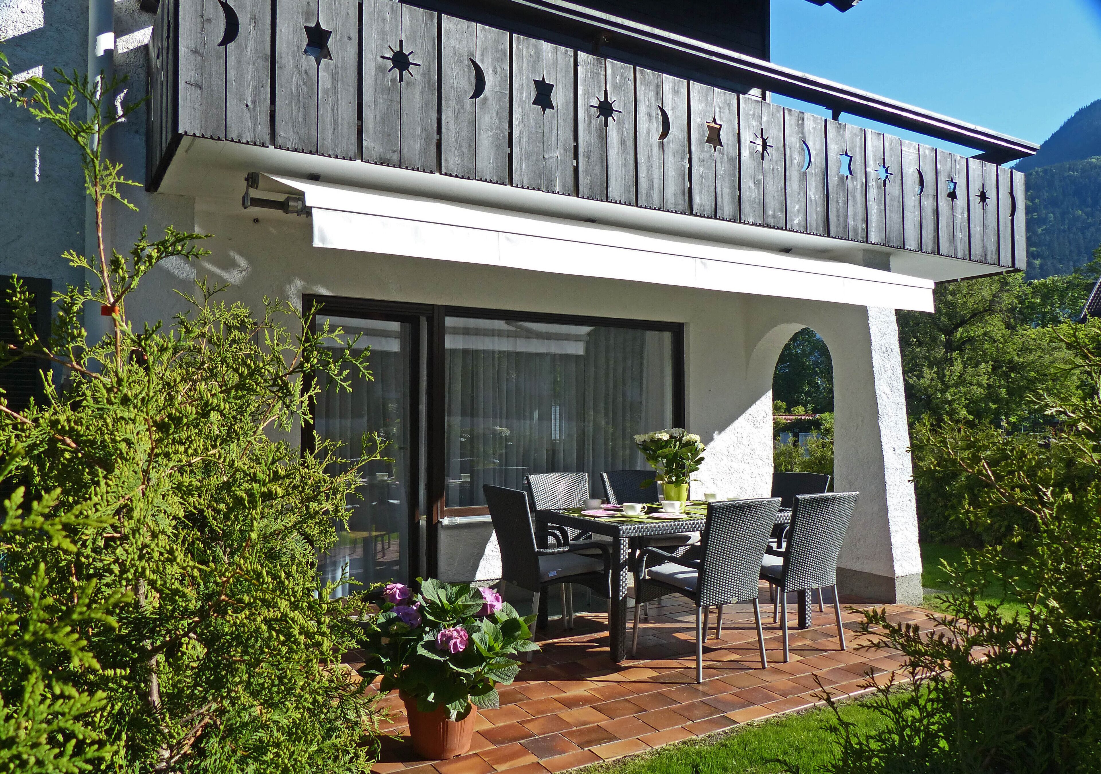 Wolke7, Garten und Terrasse