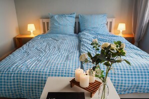 2 slaapkamers, reisbedje, gratis wifi, beddengoed