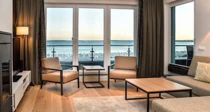 Penthouse 5 étoiles haut de gamme avec vue directe sur la mer