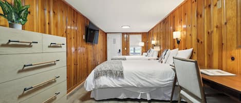Basic Room, 2 Queen Beds, Non Smoking | Iron/ironing board, free WiFi, bed sheets