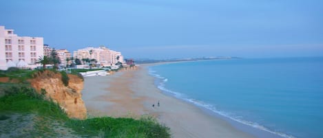 Aan het strand